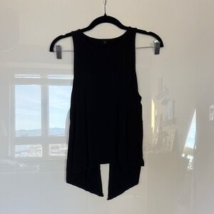 Black Sleeveless Women's Top